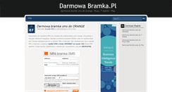 Desktop Screenshot of darmowabramka.pl